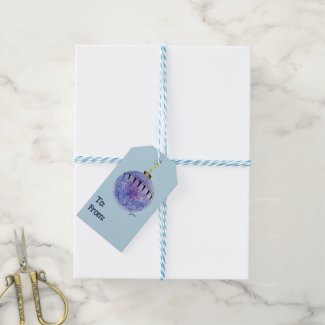 Gift Tag - Ink Drawn Christmas Orb
