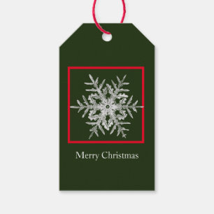 Gift Tag Merry Christmas Bentley Snowflake