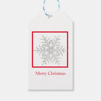 Gift Tag Merry Christmas Bentley Snowflake