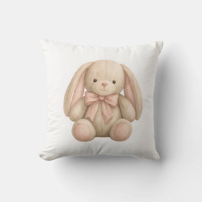 Gift Tag Throw Pillow (Front)