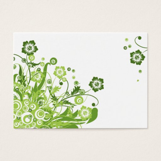 Customizable Gift Tag - Wild Flowers Business Card Templates