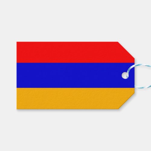 Gift Tag with Flag of Armenia