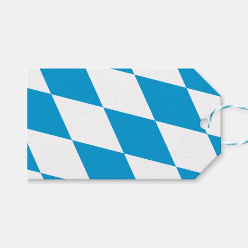 Gift Tag with Flag of Bavaria Germany