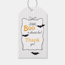 Gift Tags Baby shower for Little Boo Halloween