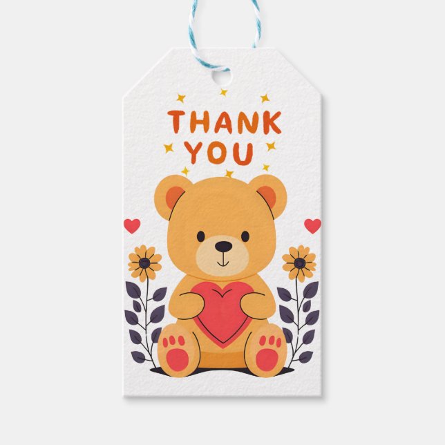 Gift tags  bear (Front)