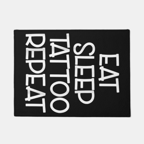 Gift Tattoo Artist Funny Saying Tattooed Doormat