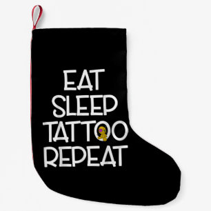 Gift Tattoo Artist Funny Saying Tattooed Small Christmas Stocking