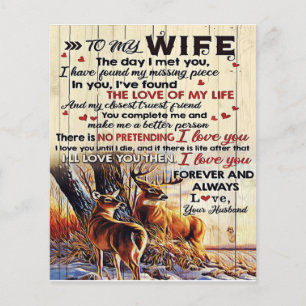 Gift To Family   To My Husband Letter Design   Flyer