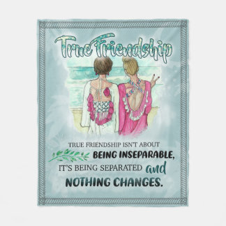 Gift To My Best Friend | Best Friend Gift Fleece Blanket