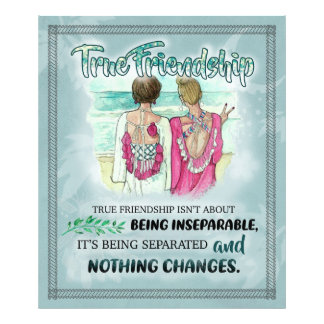 Gift To My Best Friend | Best Friend Gift Photo Print