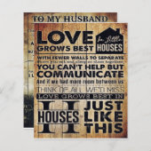 Gift To My Husband | Personalized letter (Front/Back)