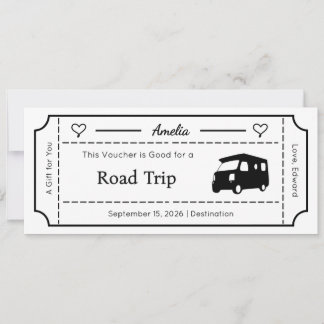 Gift Voucher, Custom Gift Ticket Card