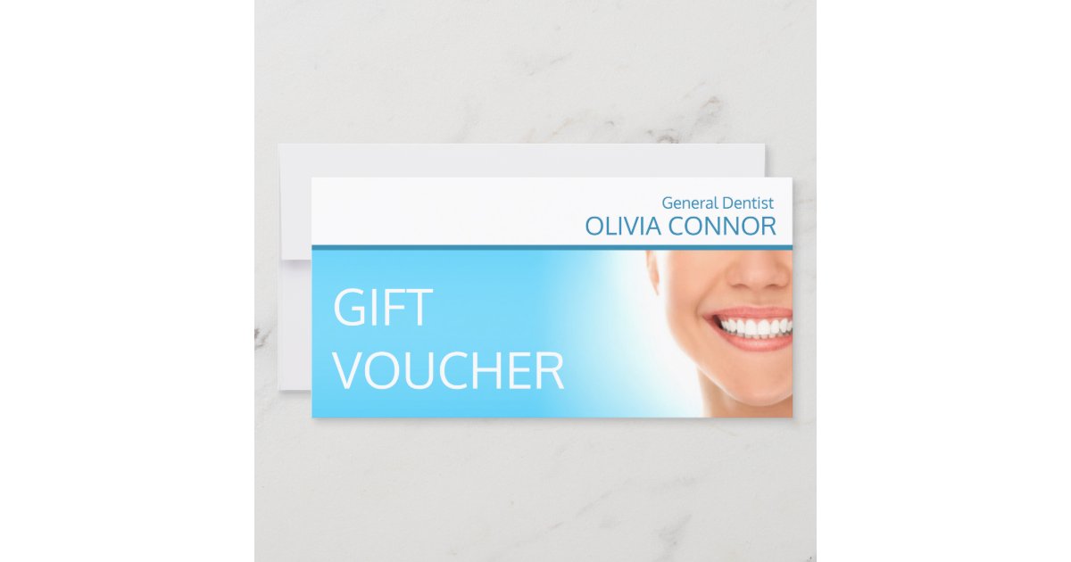 Teeth Whitening Gift Certificate Template