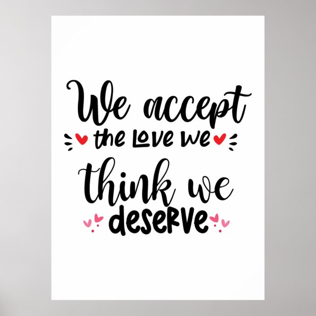 Gift We Accept The Love Couple Poster (Front)