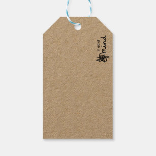 Gift With Mind Gift Tags