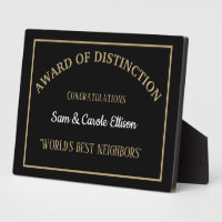 Gift!! World's Best Neighbors Plaque