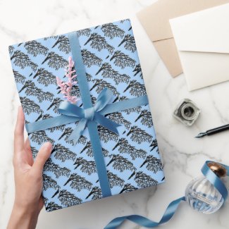 Gift Wrap - Branches