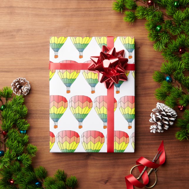 Gift Wrap - Hot Air Balloons (Holiday Gift)