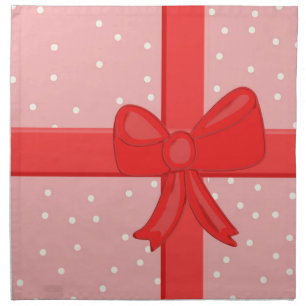 gift wrap ribbon napkin