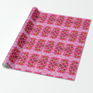 Gift Wrap Roll Pink Peony.