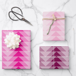 Gift Wrap Set - Overlapping Triangles