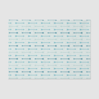 Gift Wrap - Teal Arrows (2) Tissue Paper