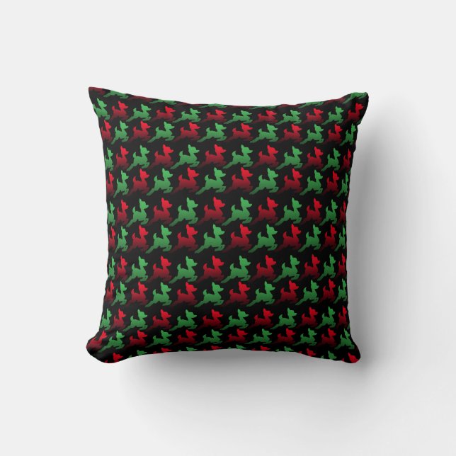 Gift Wrap'd Throw Pillow (Front)