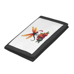 Gift-Wrapped Dragonfly Tri-fold Wallet