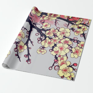 GIFT WRAPPING CHERRY BLOSSOM TREE  PAPER