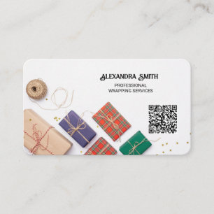 Gift Wrapping Custom QR Business Card