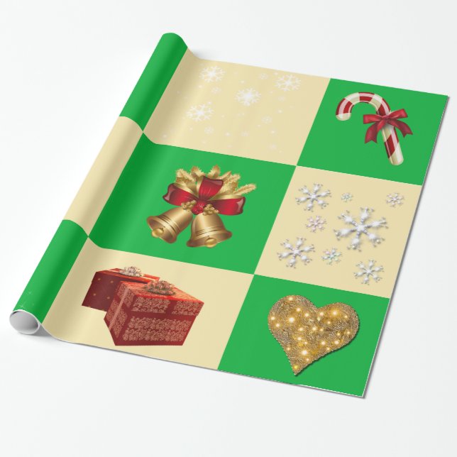 gift wrapping paper (Unrolled)
