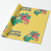 gift wrapping paper