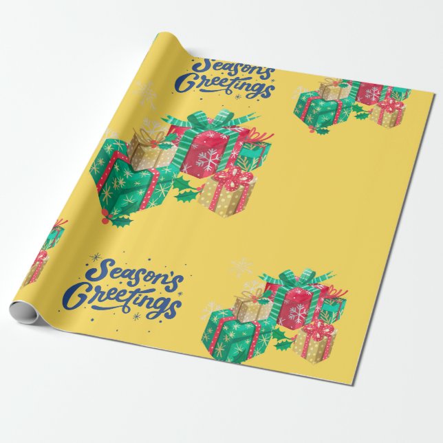 gift wrapping paper (Unrolled)