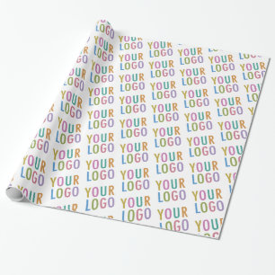 Gift Wrapping Paper Roll Custom Business Logo USA