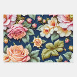 Gift wrapping paper set