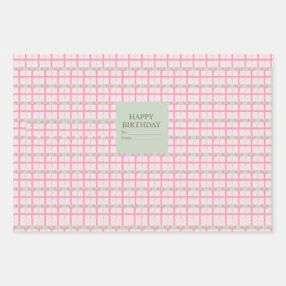 Gift wrapping supply  paper sheets