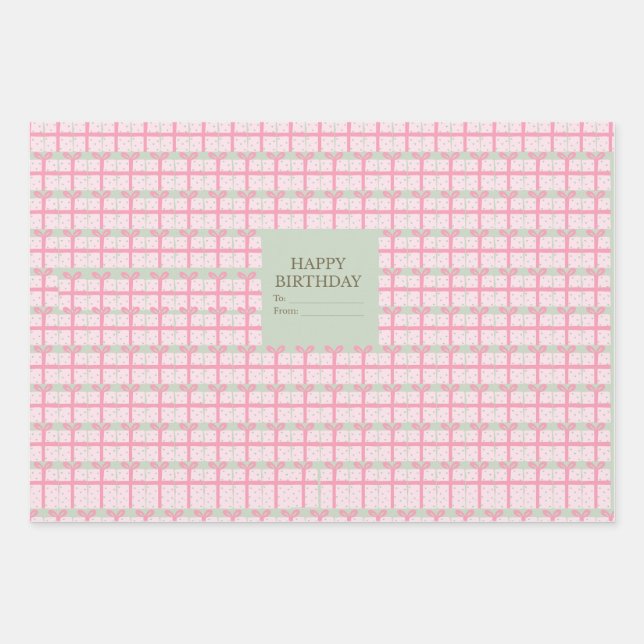 Gift wrapping supply  paper sheets (Front)