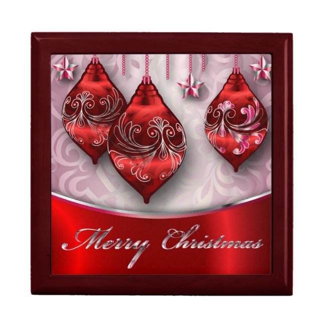 Giftbox Merry Christmas Jewelry Box (Front)