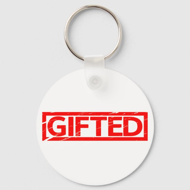 Gifted Stamp Keychain (Front)