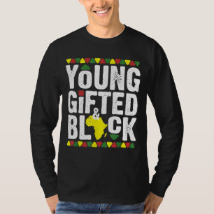 Gifted Young Black Dashiki African Pride History M T-Shirt