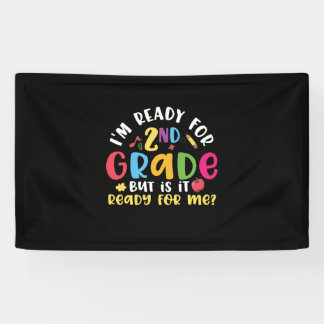 Gifts 2nd Teacher | I Am Ready For 2nd Grade Banner