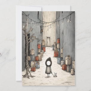 Gifts Alley Illustration Holiday Card