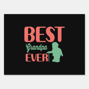 Gifts Dad Best Grandpa Ever Sign