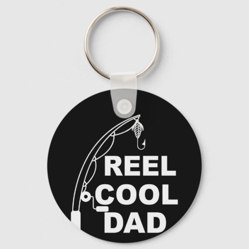 Gifts Dad  Reel Cool Dad Keychain