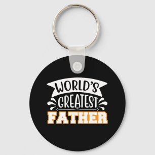 Gifts Dad World's Greatest Father Keychain