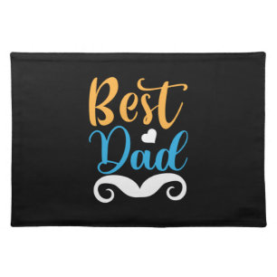 Gifts Father Best Dad Cloth Placemat