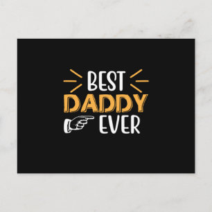 Gifts Father Best Daddy Ever Postcard