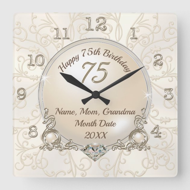 Gifts for new arrivals 75th birthday woman