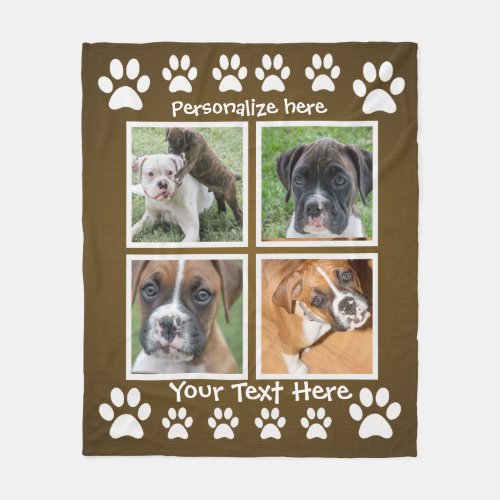 Gifts for a Dog Lover _ Custom Photo Blankets