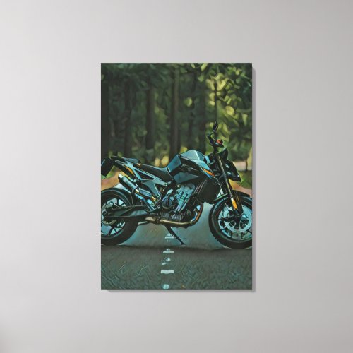 Gifts for a motorcycle rider canvas print